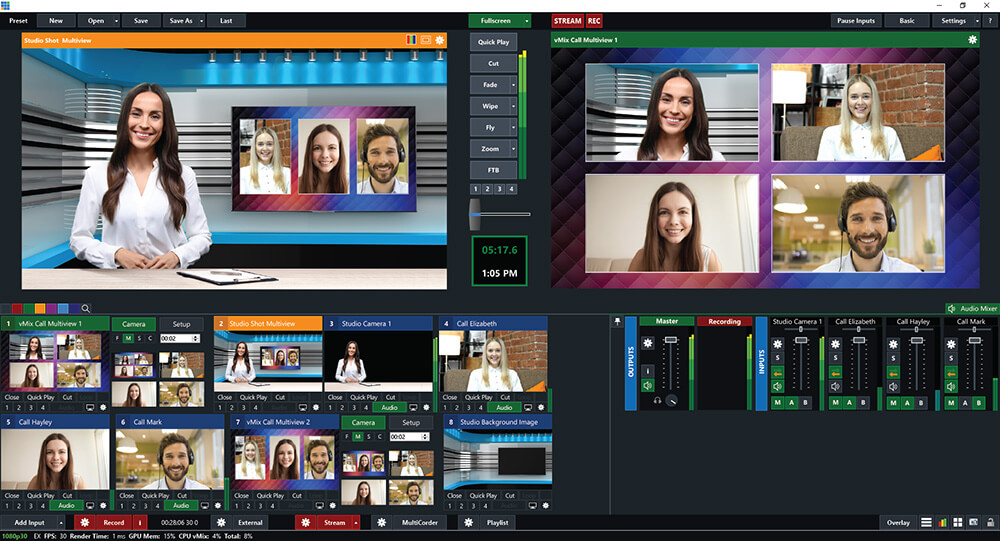 Live Production Software Features VMix