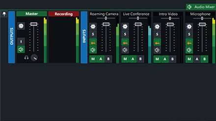 Built-In Audio Mixer