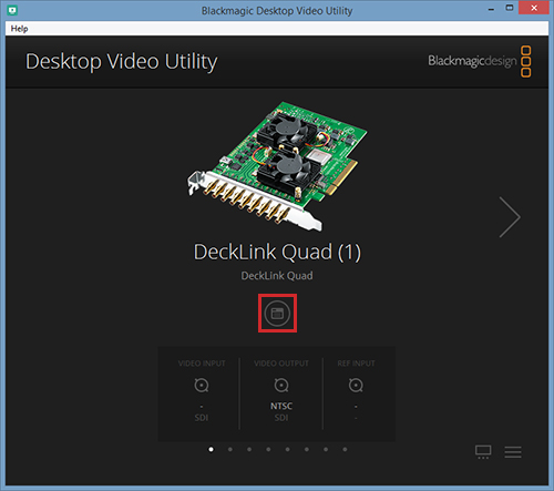 black magic desktop video utility black magic desktop video utility