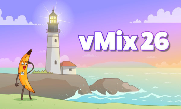 Vertically integrate your live productions with vMix 26!